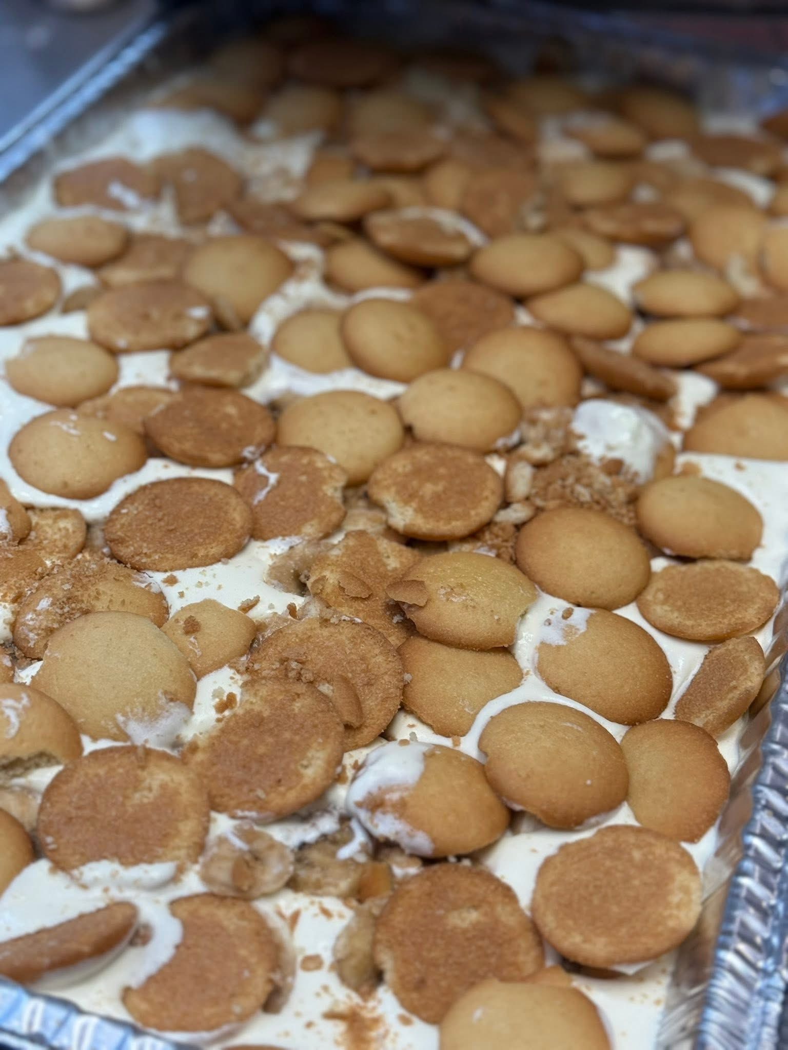 Butter beans with meat and sides at Gladys' Grille